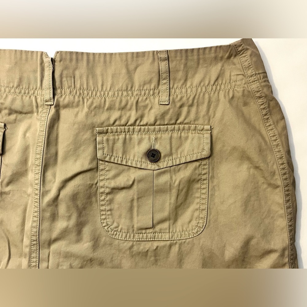 Lands End Women’s Tan Skirt Casual Skirt with Shorts Size 18P - Picture 11 of 14